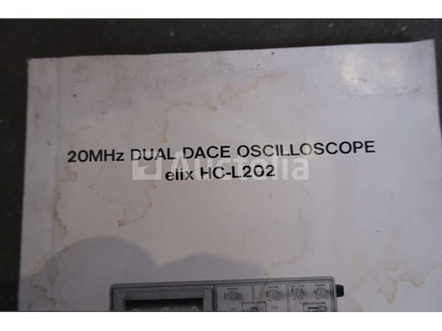 Elix hc-l202 analoge oscilloscoop - afbeelding 5 van  8