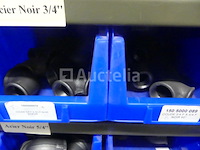 Elleboog, reductie, fittingen, 3/4 en 5/4 zwarte stalen huls - afbeelding 11 van  16