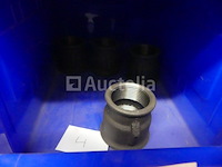 Elleboog, reducties, fittingen, 6/4 zwarte stalen huls - afbeelding 2 van  13