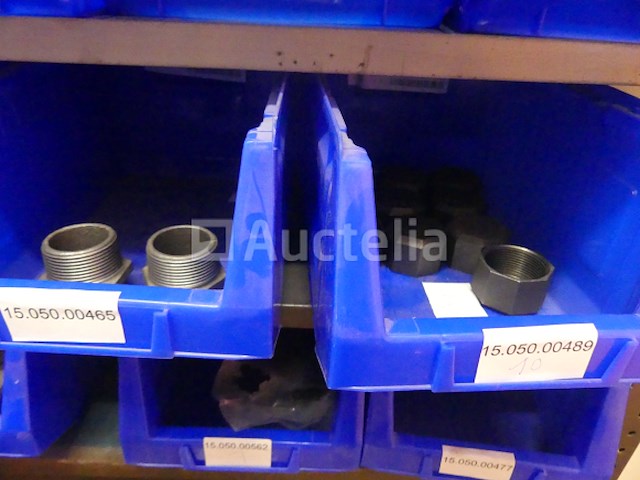 Elleboog, reducties, fittingen, 6/4 zwarte stalen huls - afbeelding 1 van  13