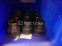 Elleboog, reducties, fittingen, 6/4 zwarte stalen huls - afbeelding 10 van  13