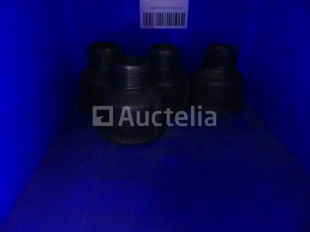 Elleboog, reducties, fittingen, 6/4 zwarte stalen huls - afbeelding 11 van  13