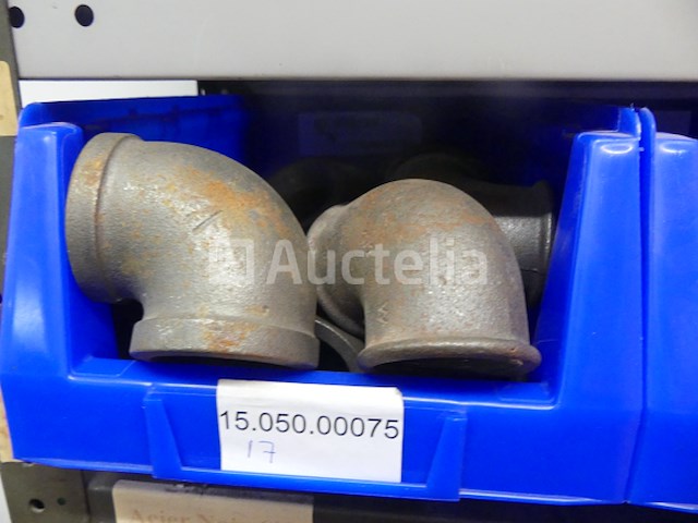 Elleboog, reducties, fittingen, 6/4 zwarte stalen huls - afbeelding 13 van  13