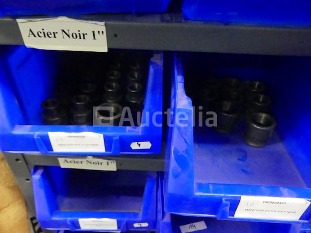 Elleboog, reducties, fittingen, zwarte stalen huls 1/2 en 1 - afbeelding 3 van  14