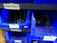 Elleboog, reducties, fittingen, zwarte stalen huls 1/2 en 1 - afbeelding 3 van  14