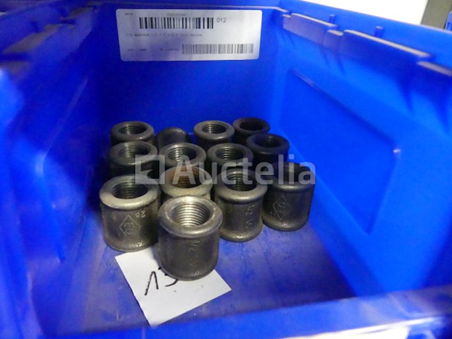 Elleboog, reducties, fittingen, zwarte stalen huls 1/2 en 1 - afbeelding 4 van  14