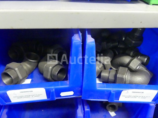 Elleboog, reducties, fittingen, zwarte stalen huls 1/2 en 1 - afbeelding 5 van  14
