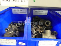 Elleboog, reducties, fittingen, zwarte stalen huls 1/2 en 1 - afbeelding 1 van  14