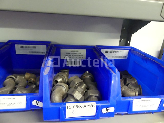 Elleboog, reducties, fittingen, zwarte stalen huls 1/2 en 1 - afbeelding 10 van  14