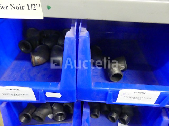 Elleboog, reducties, fittingen, zwarte stalen huls 1/2 en 1 - afbeelding 13 van  14