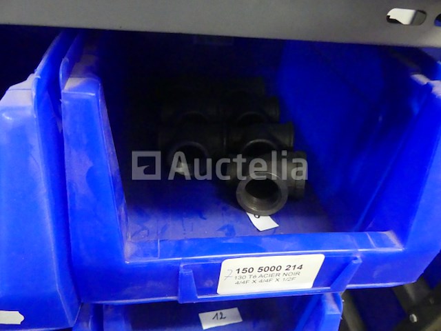 Elleboog, reducties, fittingen, zwarte stalen huls 1/2 en 1 - afbeelding 14 van  14