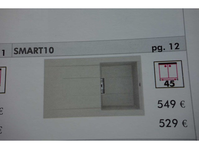 Elleci - smart10g43 - spoelbak - afbeelding 2 van  3
