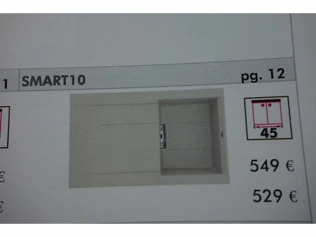 Elleci - smart10g43 - spoelbak - afbeelding 2 van  3