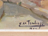 Ellen de tombay (1918-1998), two flower still lifes and a landscape, oil on canvas smallest 36 x 27 cm. (14.16 x 10.63 in.), biggest 65 x 55 cm. (25.58 x 21.64 in.) - afbeelding 3 van  17