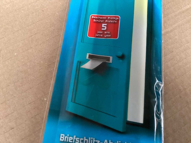 Ellen tochtborstel voor brievenbus, wit (180x) - afbeelding 3 van  6