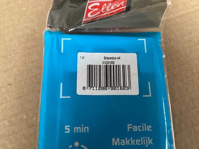 Ellen tochtborstel voor brievenbus, wit (180x) - afbeelding 4 van  6