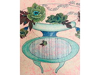 Ellen van toor - chair - kleurenzeefdruk - vanaf 1 euro - afbeelding 1 van  6