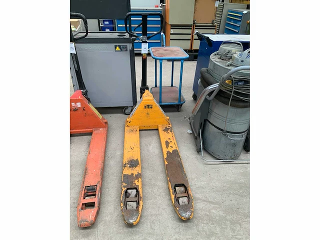 Eller lift hand hydraulische palletwagen - afbeelding 3 van  3