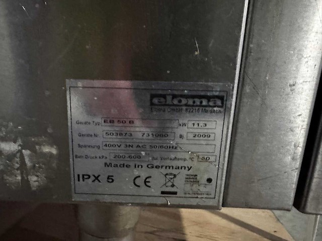 Eloma - eb50b - professionele commerciële bakkerij/koeldrankoven - 2009 - afbeelding 4 van  8