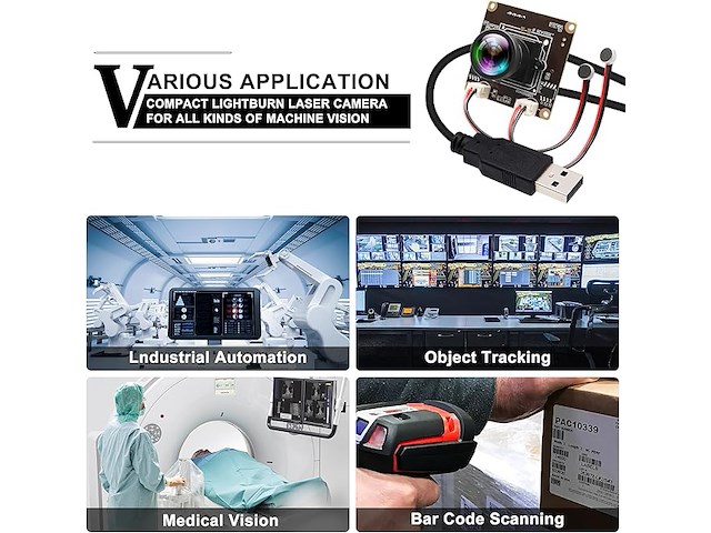 Elp 5mp usb-camera - afbeelding 3 van  4