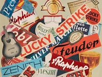 E.l.t. mesens (1903-1971), ‘ils sont chic’, collage, 1962 34 x 24 cm. (13.39 x 9.44 in.), frame: 51.5 x 41.5 cm. (20.28 x 16.33 in.)