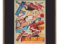 E.l.t. mesens (1903-1971), ‘ils sont chic’, collage, 1962 34 x 24 cm. (13.39 x 9.44 in.), frame: 51.5 x 41.5 cm. (20.28 x 16.33 in.) - afbeelding 2 van  4
