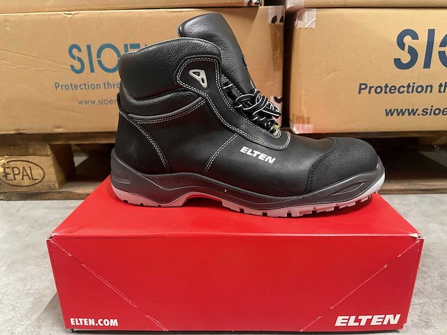 Elten - reaction grey - mid werkschoenen maat 47 (7x) - afbeelding 2 van  2