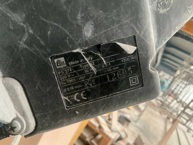Elu ps 274 afkortcirkelzaagmachine - afbeelding 6 van  8