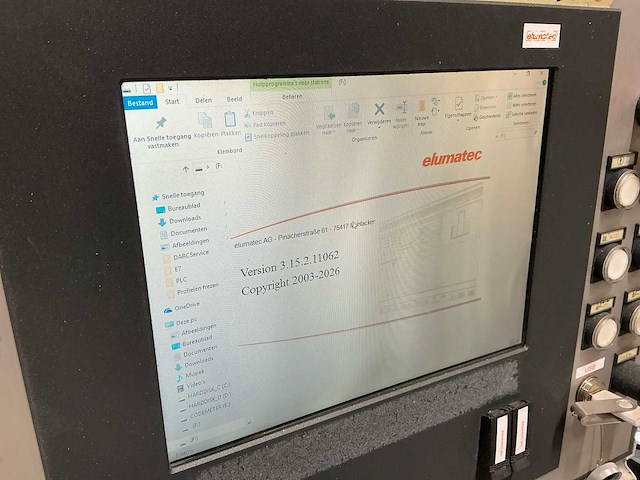 Elumatec sbz122.34 cnc freesmachine - afbeelding 8 van  28