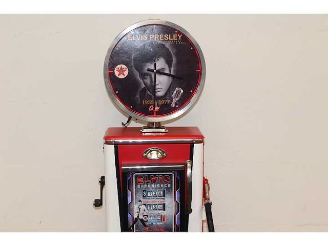 Elvis presley - benzinepomp kast - decorative object - afbeelding 1 van  6