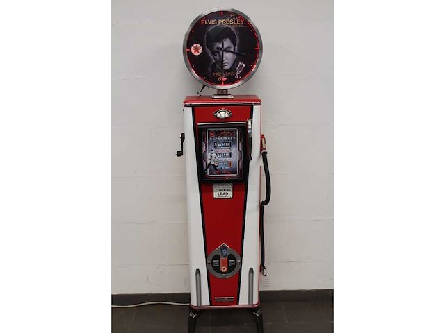 Elvis presley - benzinepomp kast - decorative object - afbeelding 2 van  6