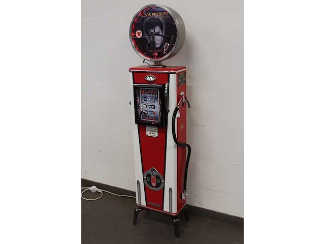 Elvis presley - benzinepomp kast - decorative object - afbeelding 3 van  6