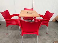 Elvis presley - tafel met 4 stoelen - afbeelding 1 van  1