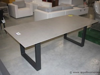 Ely tafelframe charcoal +keramisch blad - afbeelding 1 van  3