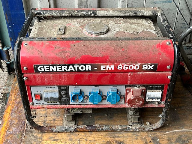 Em 6500 sx stroomgenerator - afbeelding 1 van  3