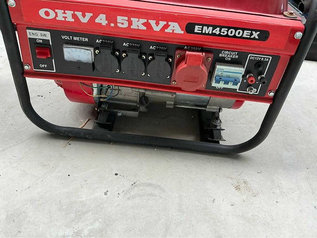 Em4500ex stroomgenerator - afbeelding 2 van  3
