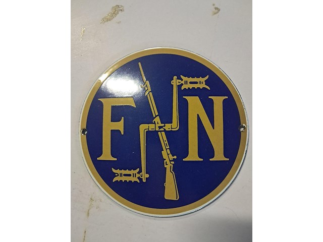 Emaille bord fn - afbeelding 1 van  2