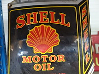 Emaille bord shell motor oil - afbeelding 1 van  4
