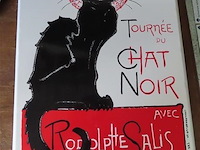 Emaille bord "tournée du chat noir"