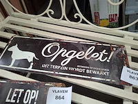 Emaille bord - afbeelding 1 van  1