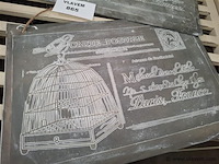 Emaille bord - afbeelding 2 van  2
