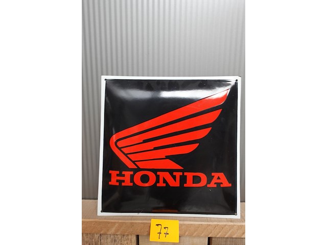 Emaille honda - afbeelding 1 van  1