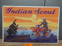 Emaille indian scout - afbeelding 1 van  1