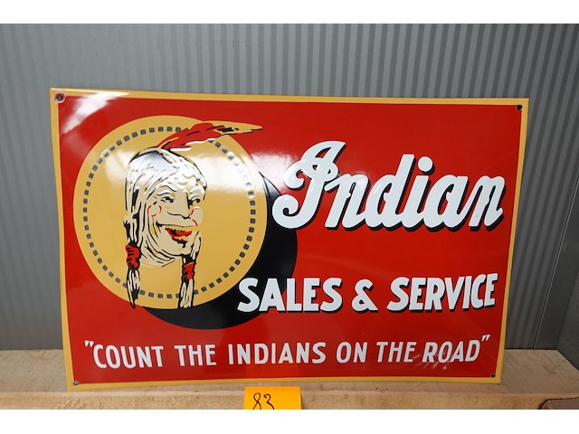 Emaille indian - afbeelding 1 van  1