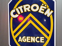Emaille reclamebord citroën agence - afbeelding 1 van  1