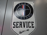 Emaille reclamebord ford mustang - afbeelding 1 van  1