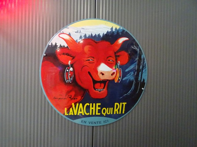 Emaille reclamebord la vach qui rit - afbeelding 1 van  1