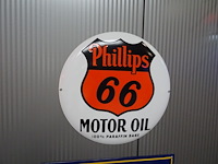 Emaille reclamebord philips motor oil - afbeelding 1 van  1