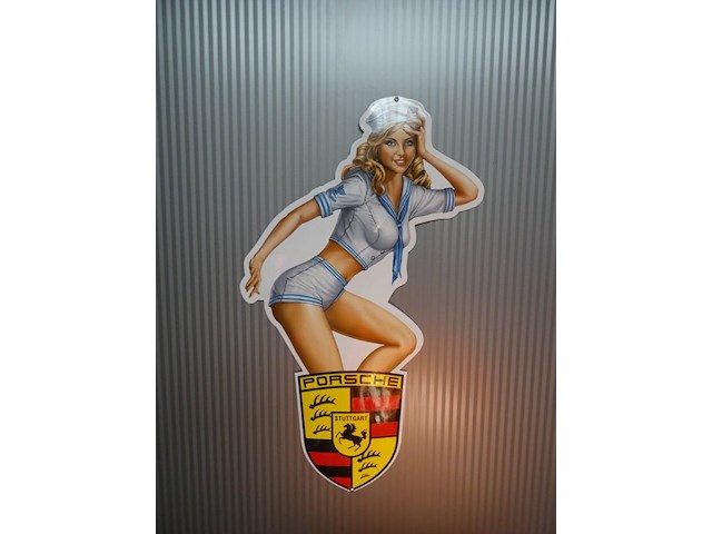 Emaille reclamebord porsche - afbeelding 1 van  1