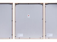 Emanuel seitz (1973), series of 3 untitled works, 2011, acrylic on paper (+) 40 x 30 cm. (15 3/4 x 11.81 in.), frame: 48 x 38 cm. (18.89 x 14.96 in.) - afbeelding 3 van  6